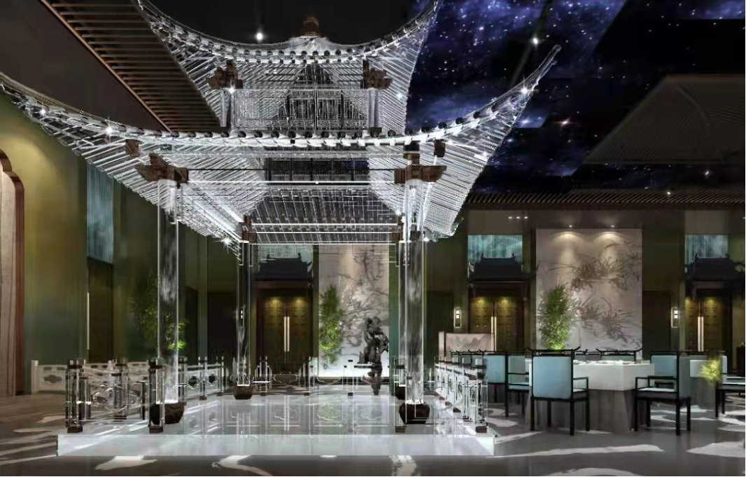 中国“工”夫—榫卯结构，亚克力国潮古建筑-3